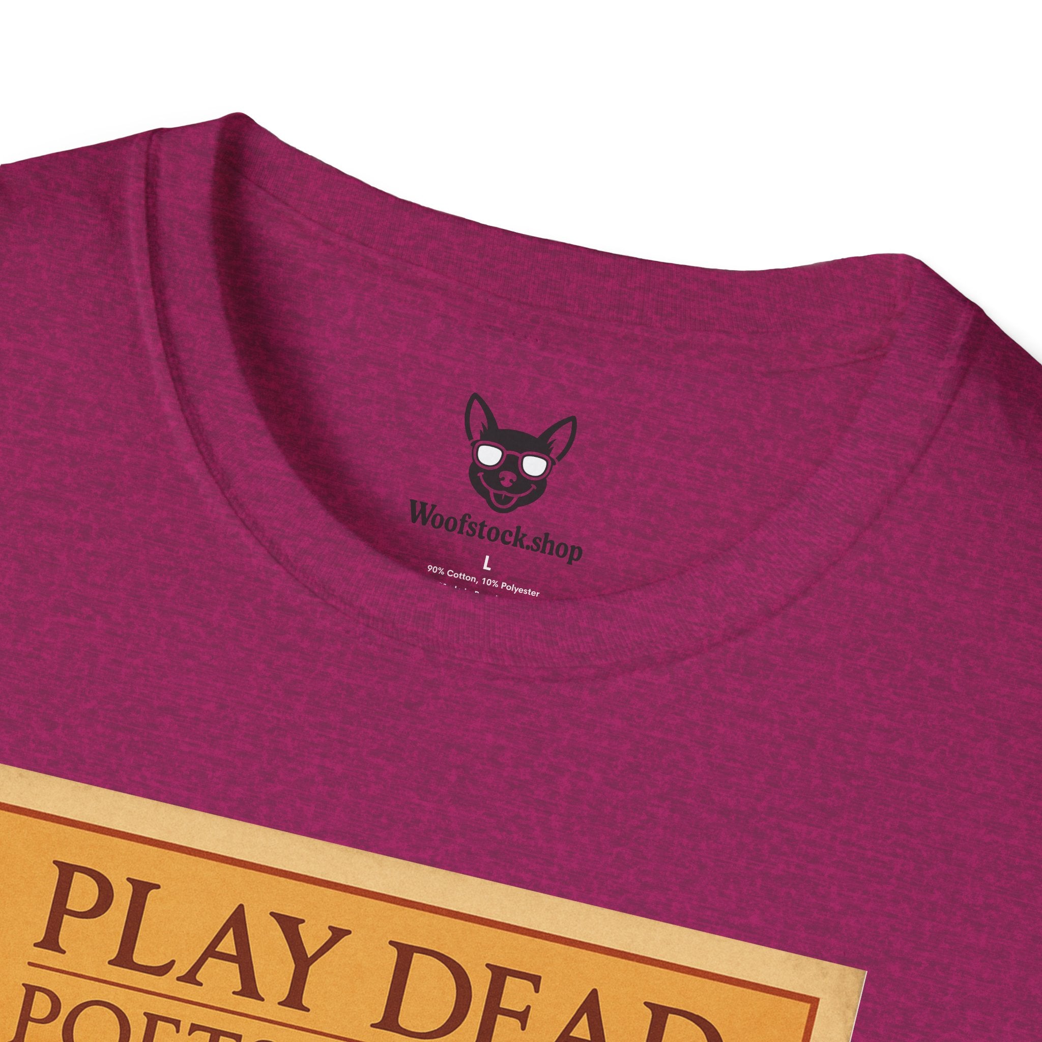 Dead Poets Society Poster Dog Parody Unisex Softstyle T-Shirt -- Funny Movie Tee for Movie and Dog Lovers